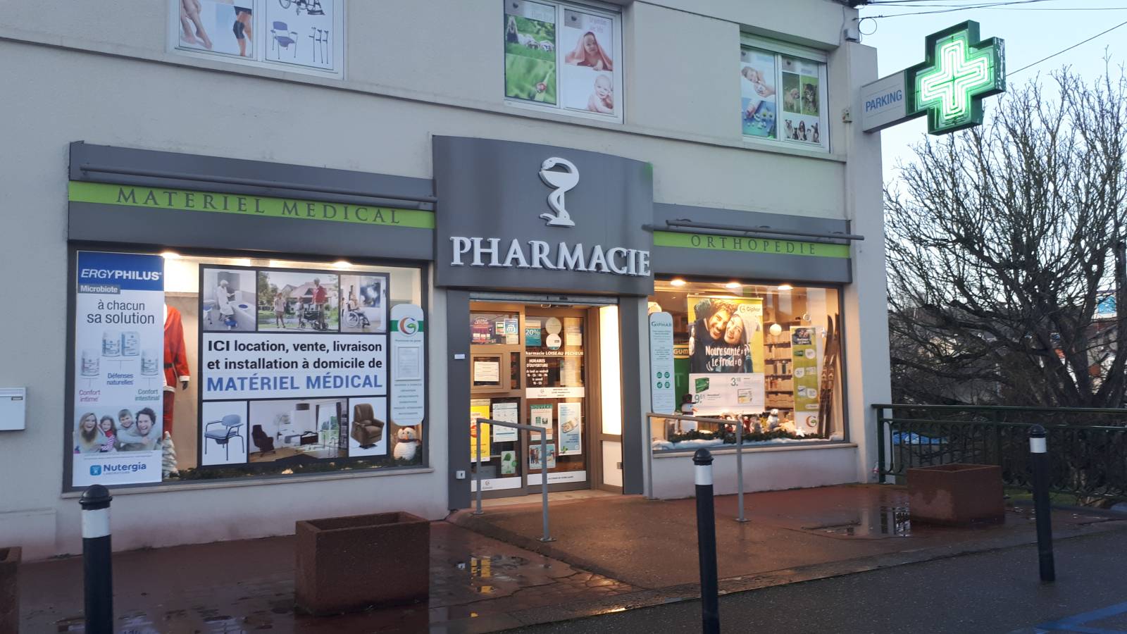 Façade existante de la pharmacie